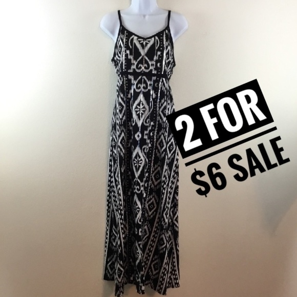 Justice Other - JUSTICE 18 SEQUINED TRIBAL PRINT MAXI DRESS